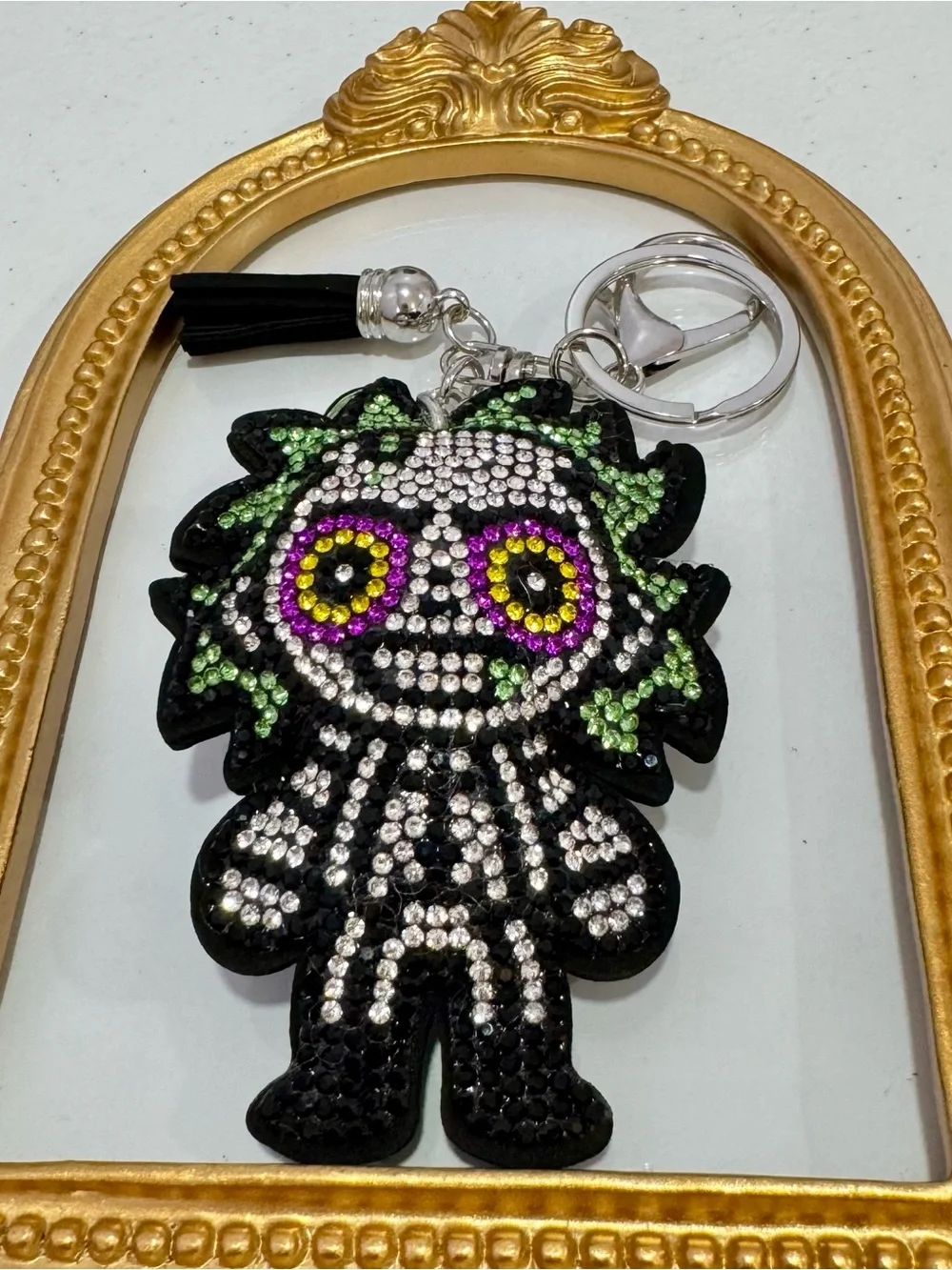 New Beetle Juice Keychain Charm